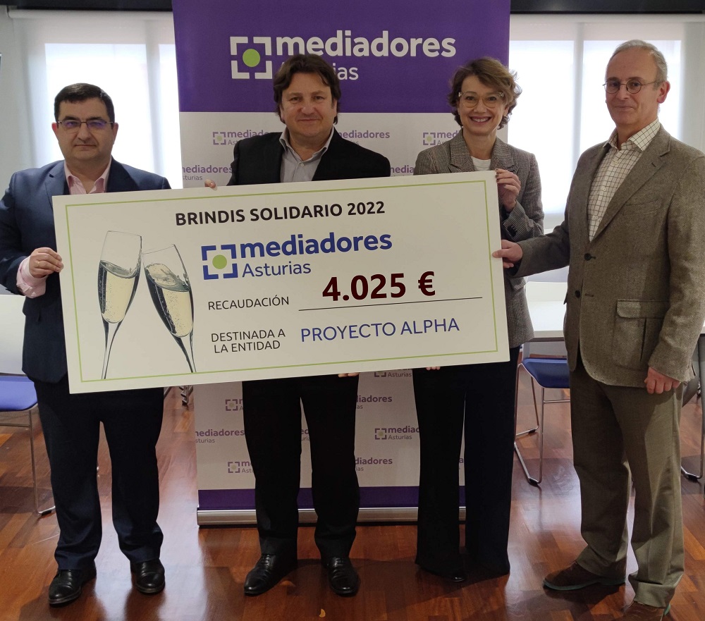  Brindis Solidario 2022 Mediadores Asturias patrocinio ASEFA